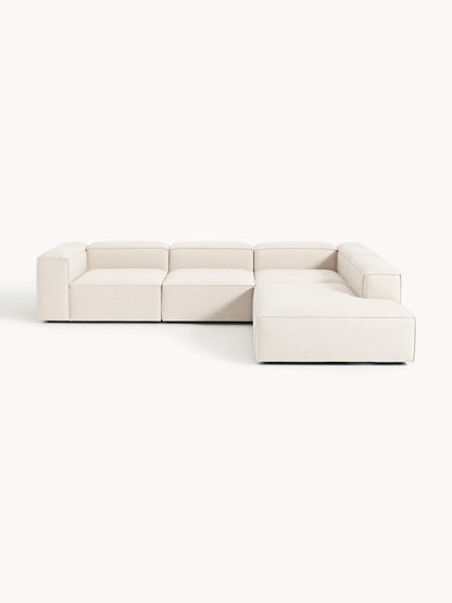 Lennon Modular XL Corner Sofa (4-Seater) in Linen Blend