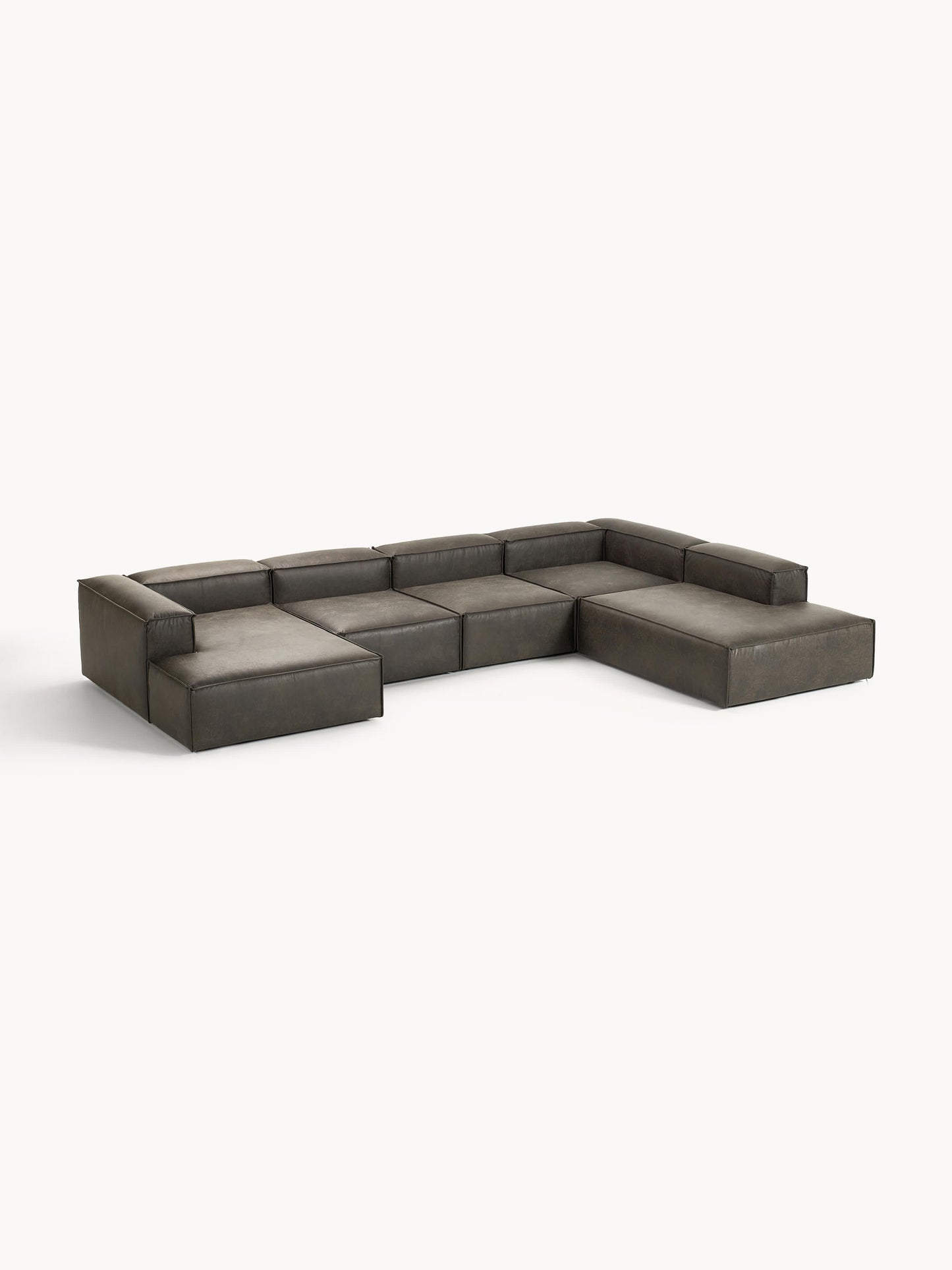 Lennon Modular XL Sofa in Leather