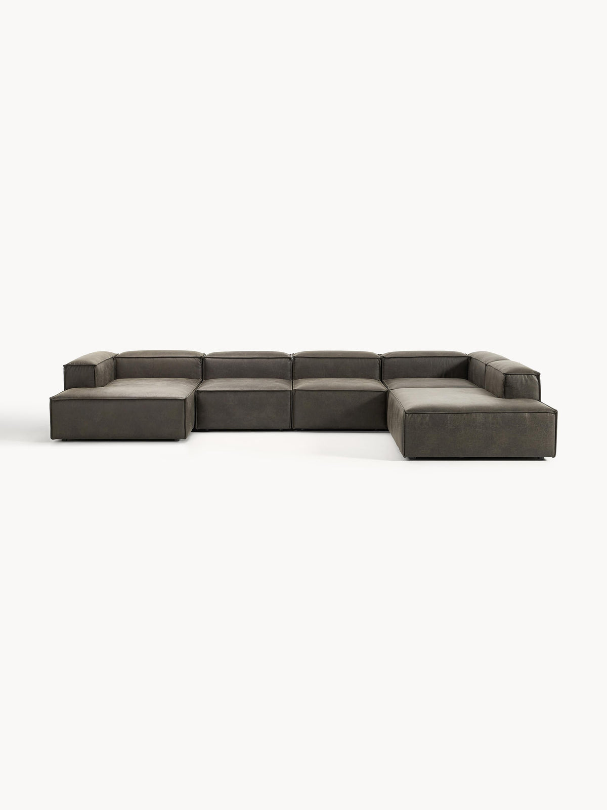 Lennon Modular XL Sofa in Leather