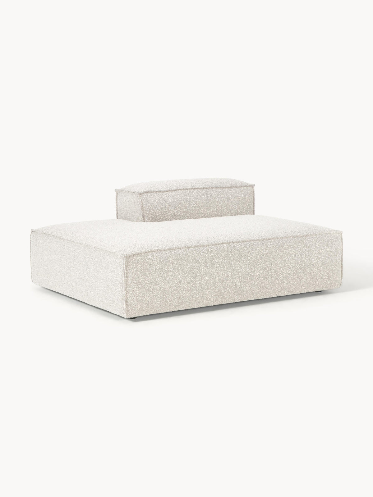 Lennon Ottoman Module in Bouclé