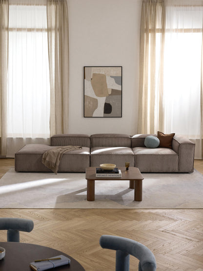 Lennon Ottoman Module in Corduroy