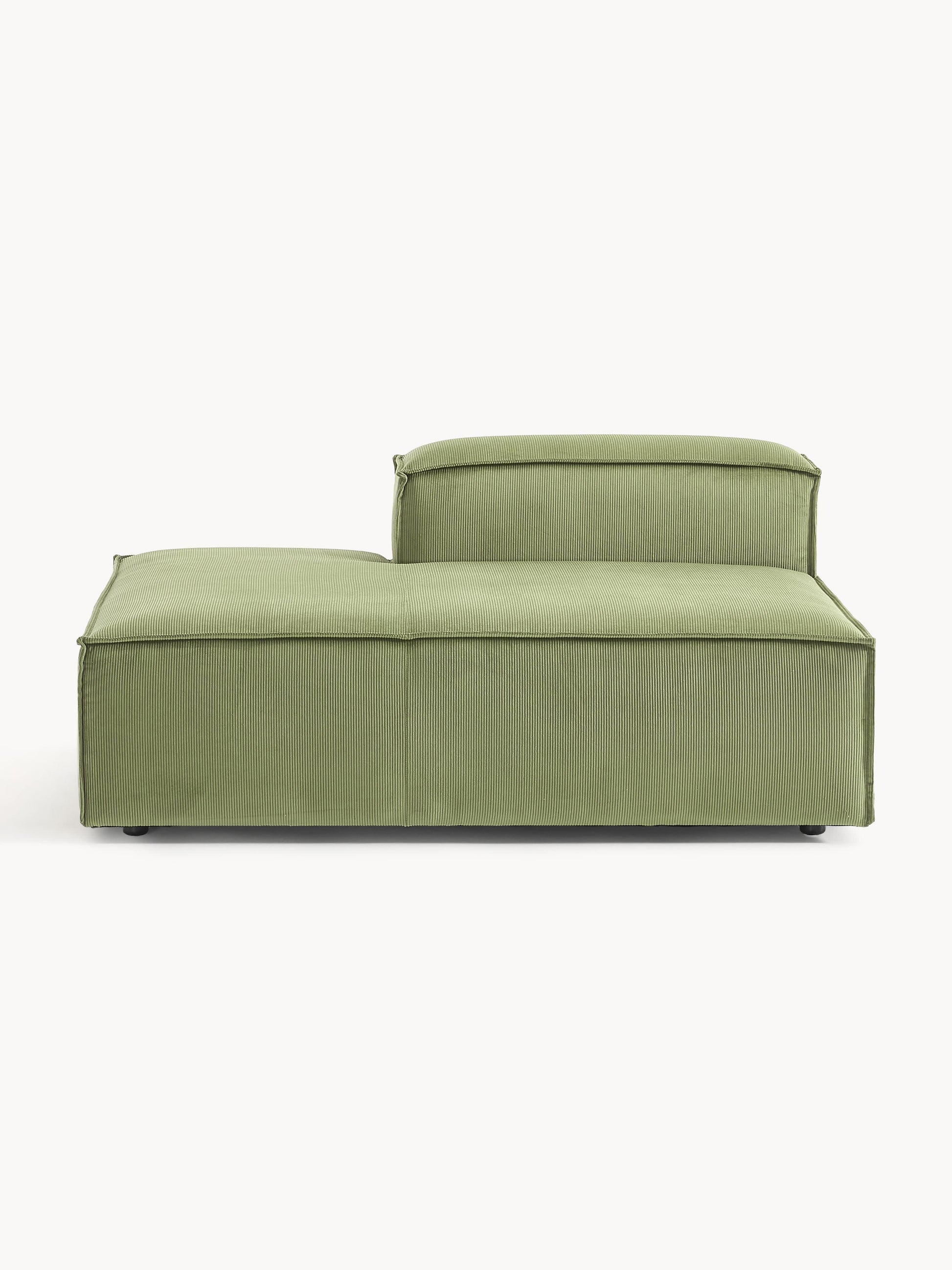 Lennon Ottoman Module in Corduroy