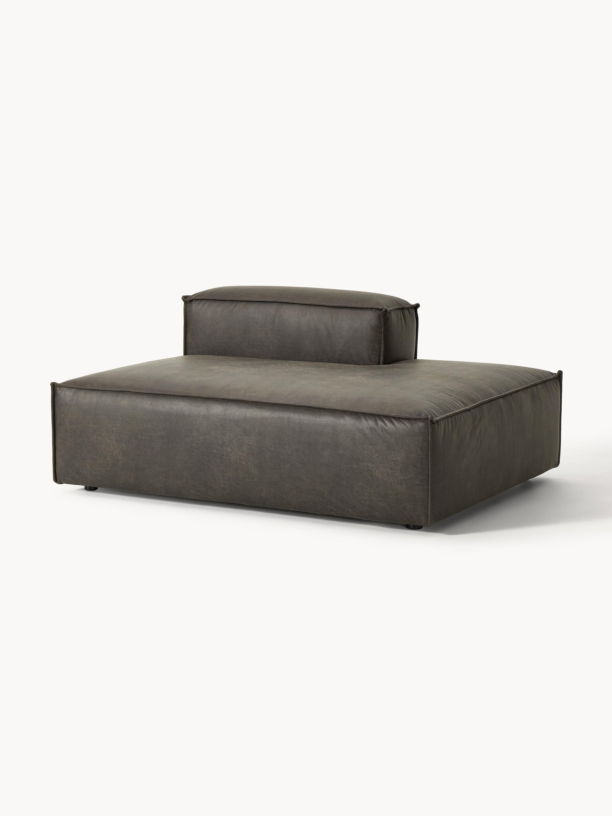 Lennon Leather Ottoman Module