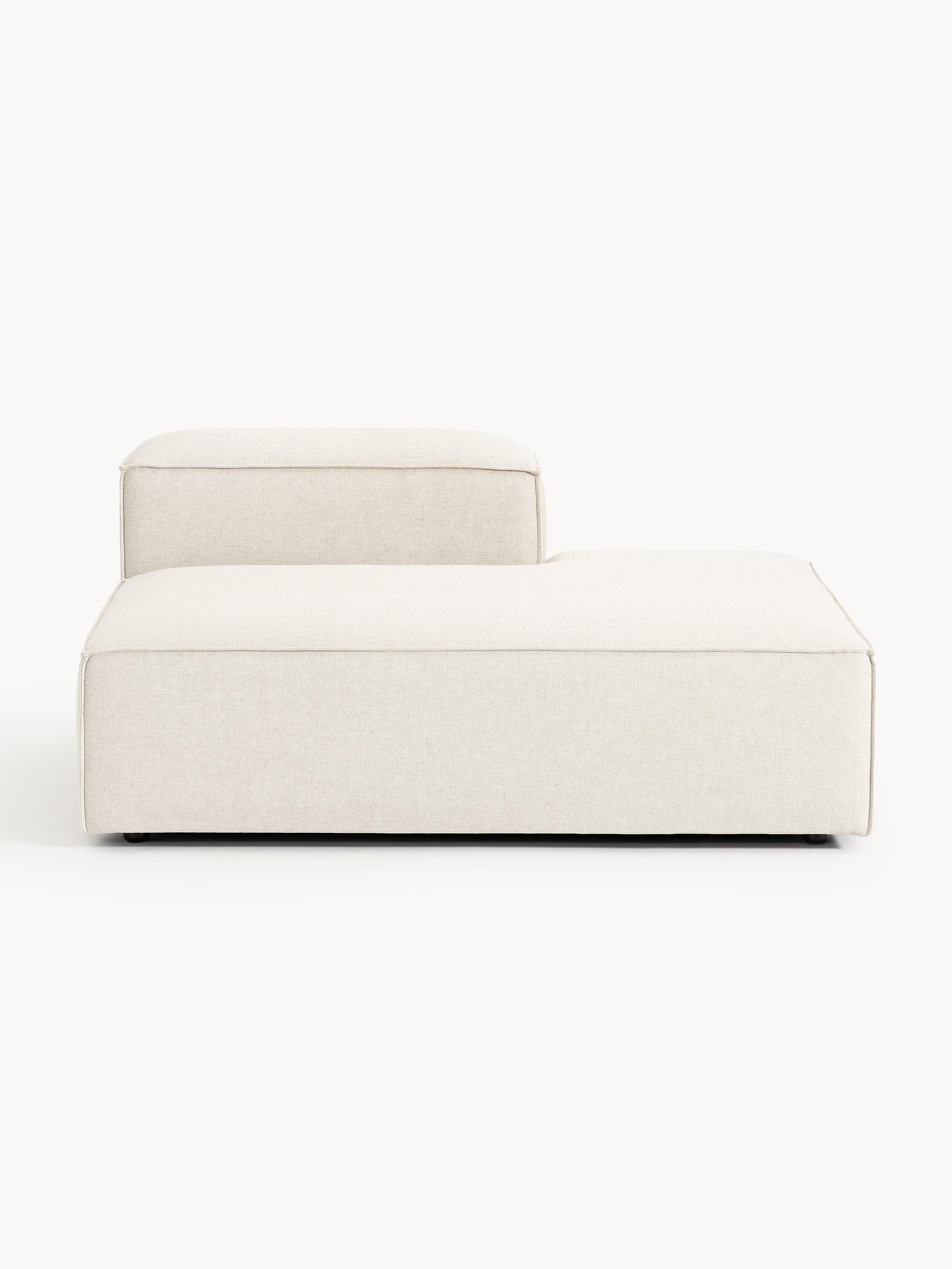 Lennon Ottoman Module in Linen Blend