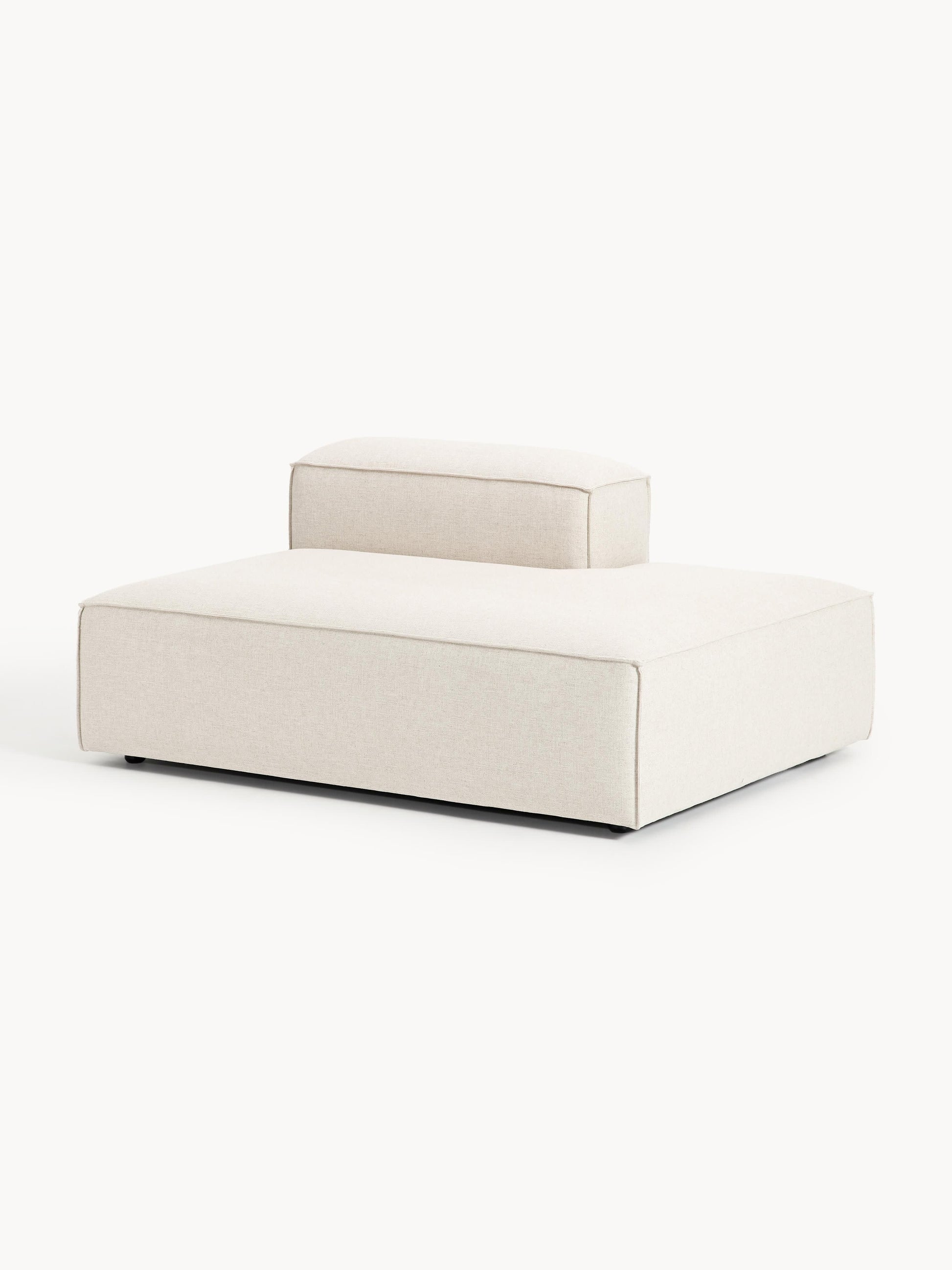 Lennon Ottoman Module in Linen Blend
