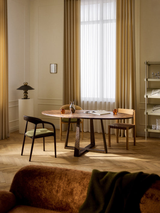 Amella Oval Dining Table, in Various Sizes