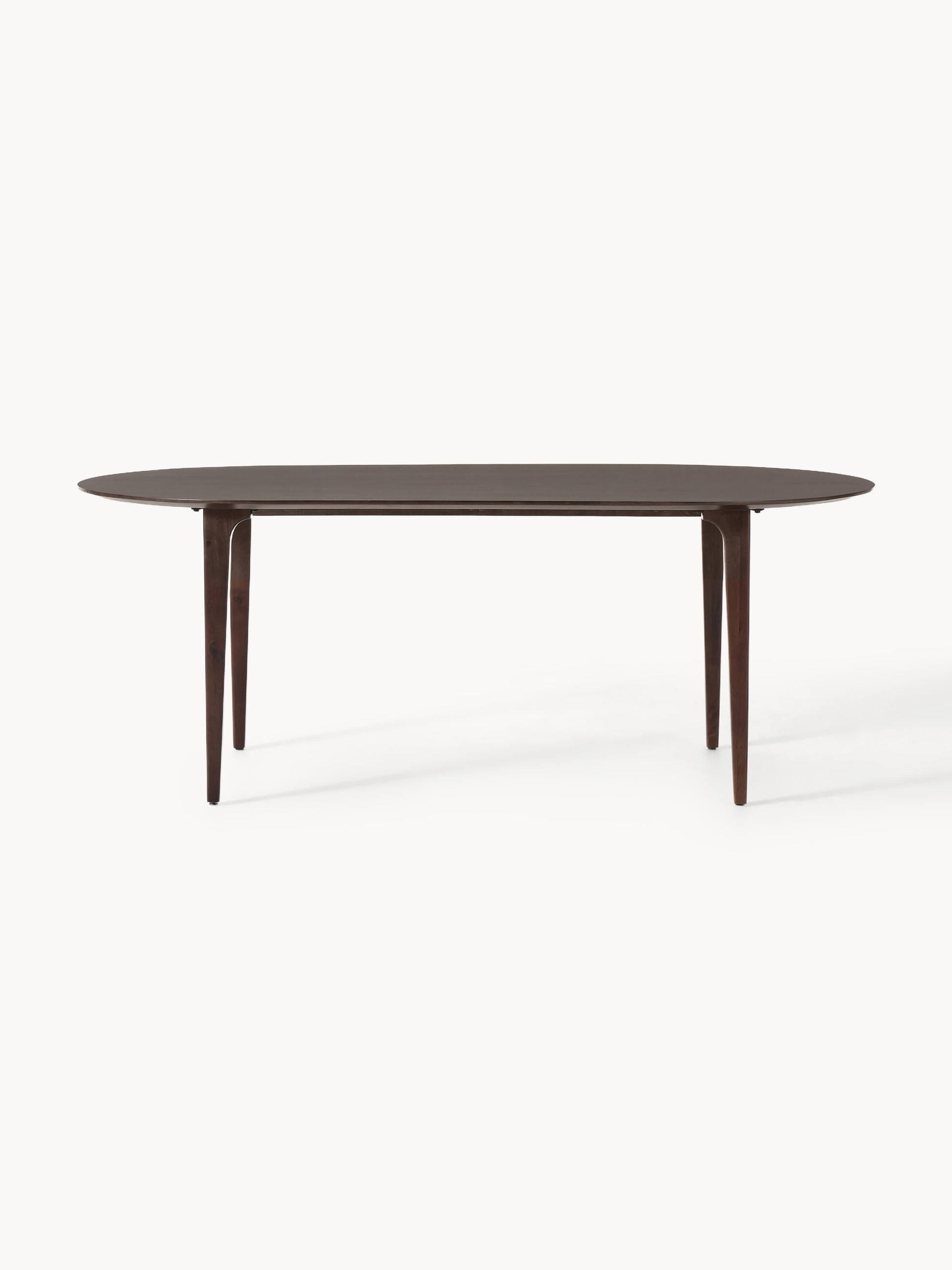 Archie Oval Dining Table in Mango Wood, 200 x 100 cm