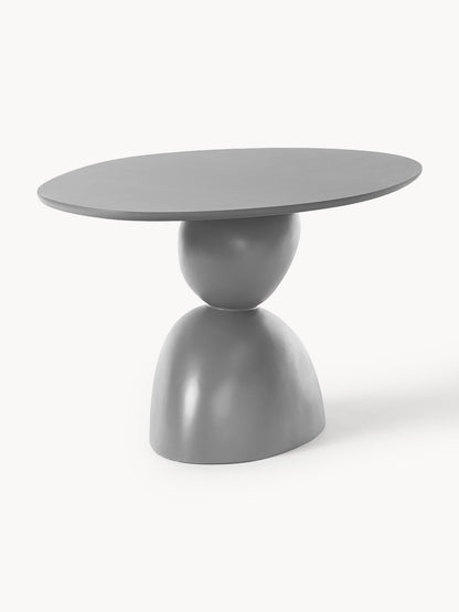 Sahrain Oval Dining Table with Organic Design, 180 x 90 cm