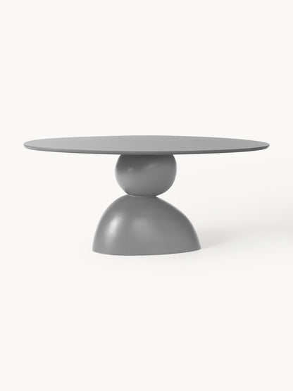 Sahrain Oval Dining Table with Organic Design, 180 x 90 cm