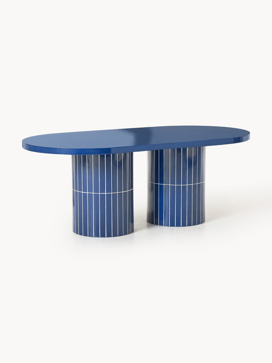 Saya Oval Garden Dining Table, 200 x 100 cm