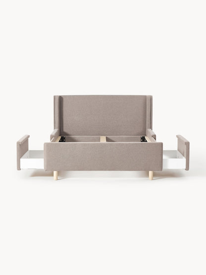 Arche Upholstered Bed with Drawers