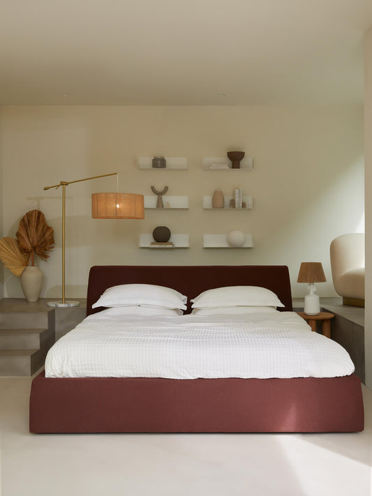 Cloud Upholstered Bed with Storage