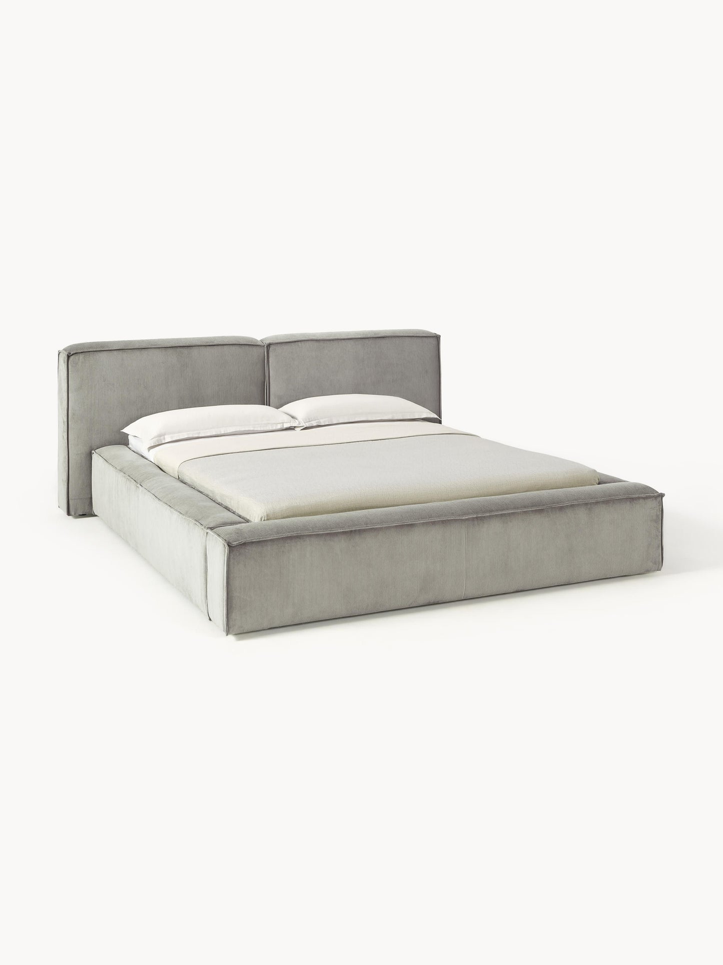 Lennon Upholstered Bed in Corduroy