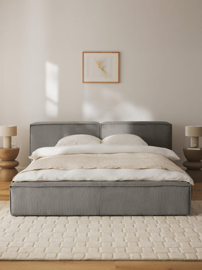 Lennon Upholstered Bed in Corduroy
