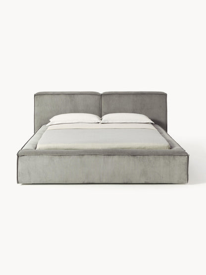 Lennon Upholstered Bed in Corduroy