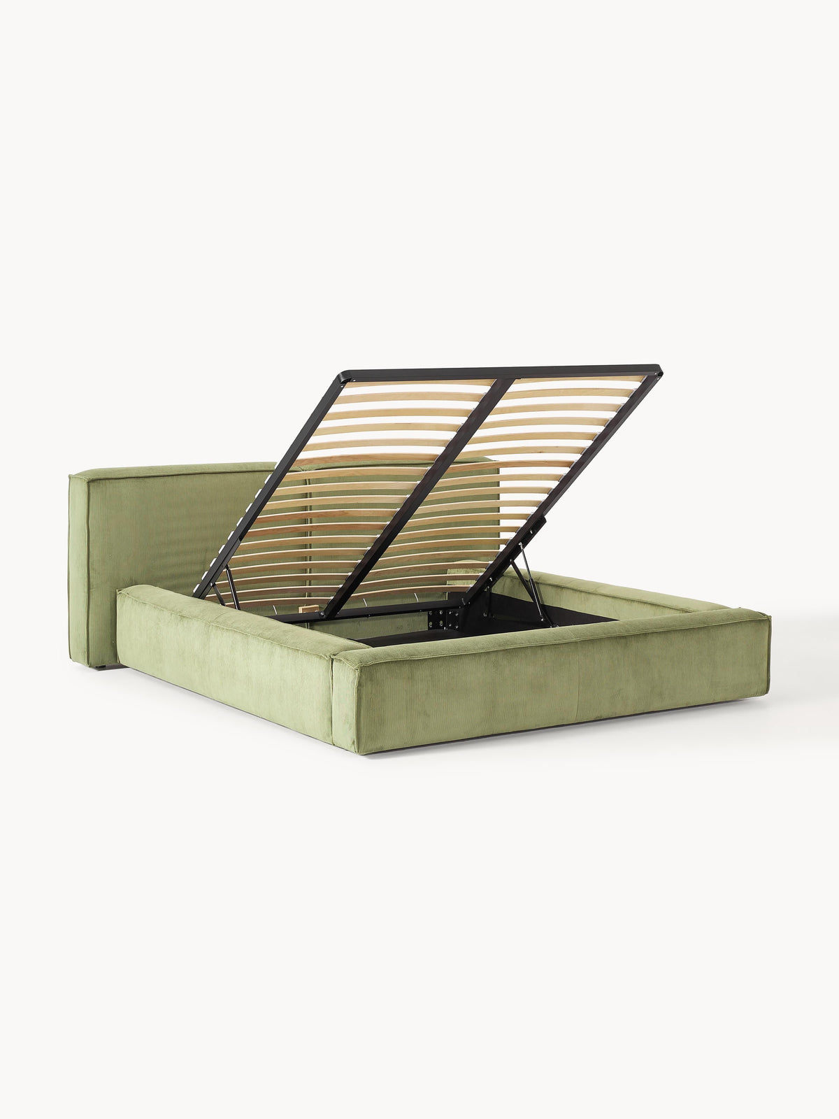 Lennon Corduroy Upholstered Bed with Storage