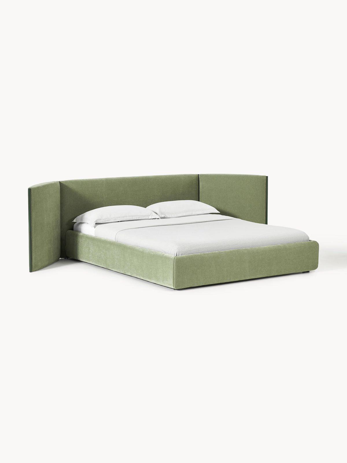 Otis Upholstered Bed with Folding Headboard