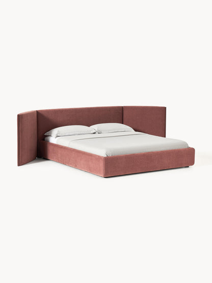Otis Upholstered Bed with Folding Headboard