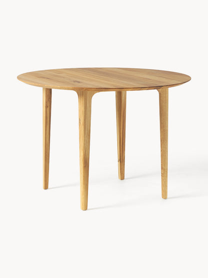 Archie Round Dining Table in Oak, Ø 110 cm