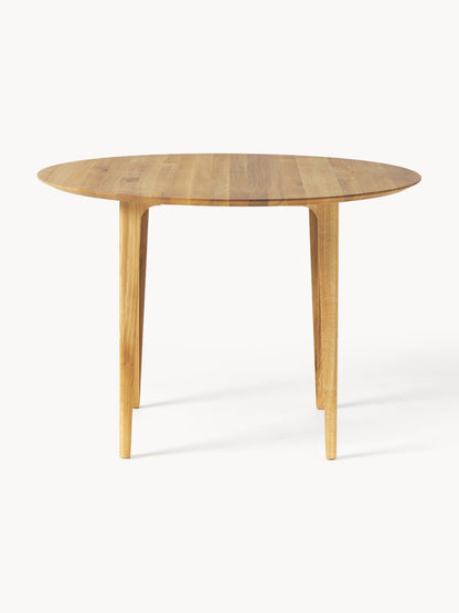 Archie Round Dining Table in Oak, Ø 110 cm