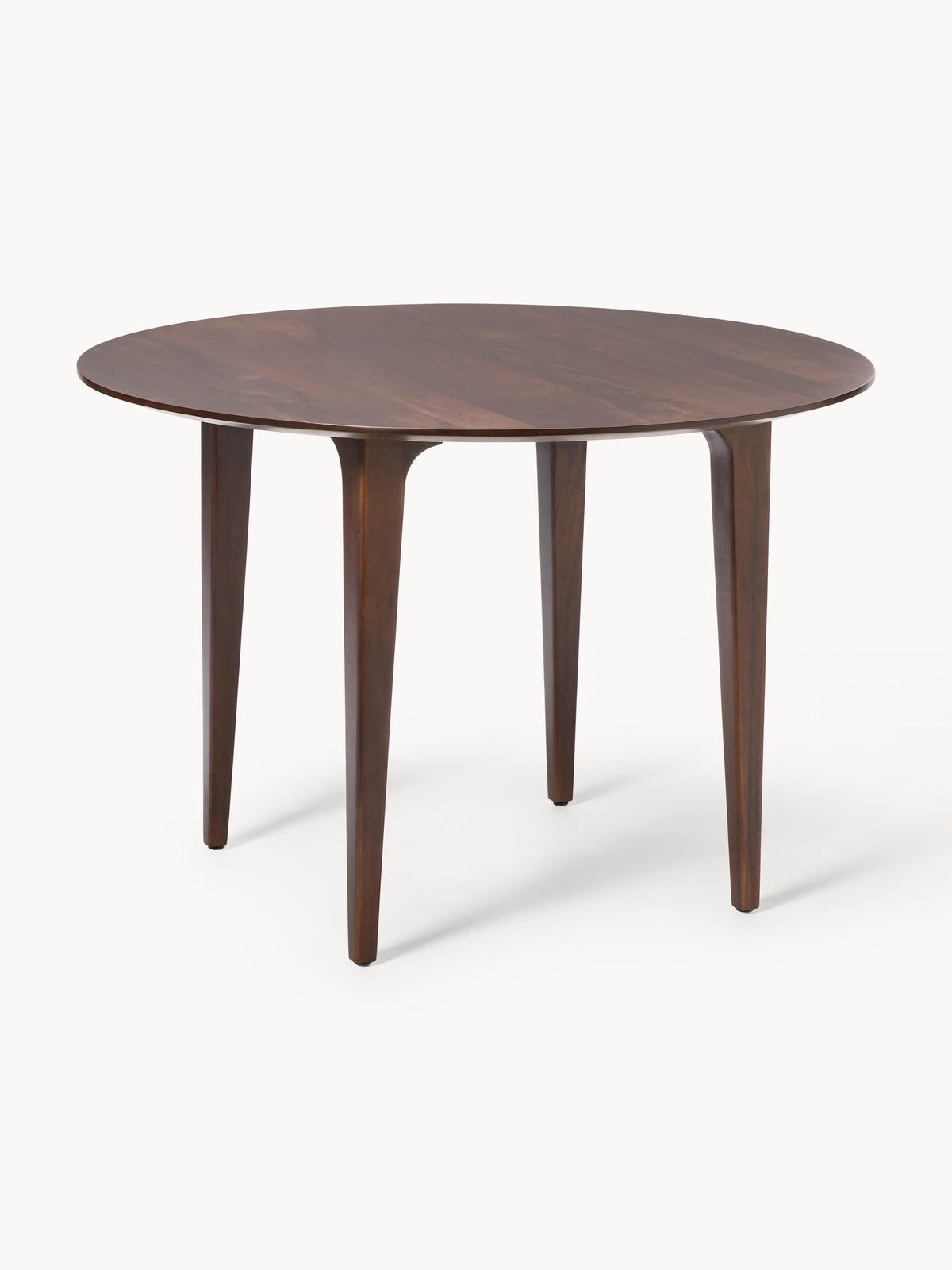 Archie Round Dining Table in Mango Wood, Ø 110 cm