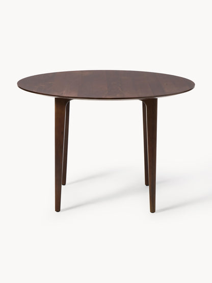 Archie Round Dining Table in Mango Wood, Ø 110 cm
