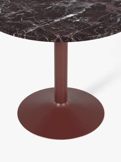 Miley Round Marble Dining Table, Ø 90 cm