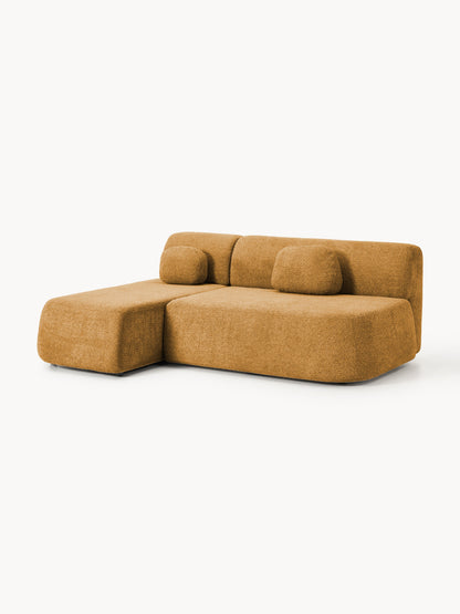 Pao Sofa Bed in Teddy Bouclé with Storage