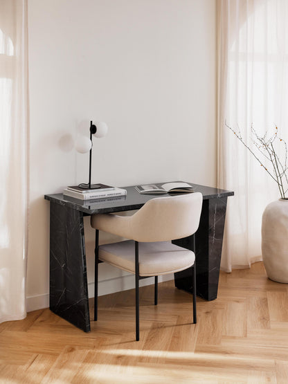 Liam Desk in Marble Look