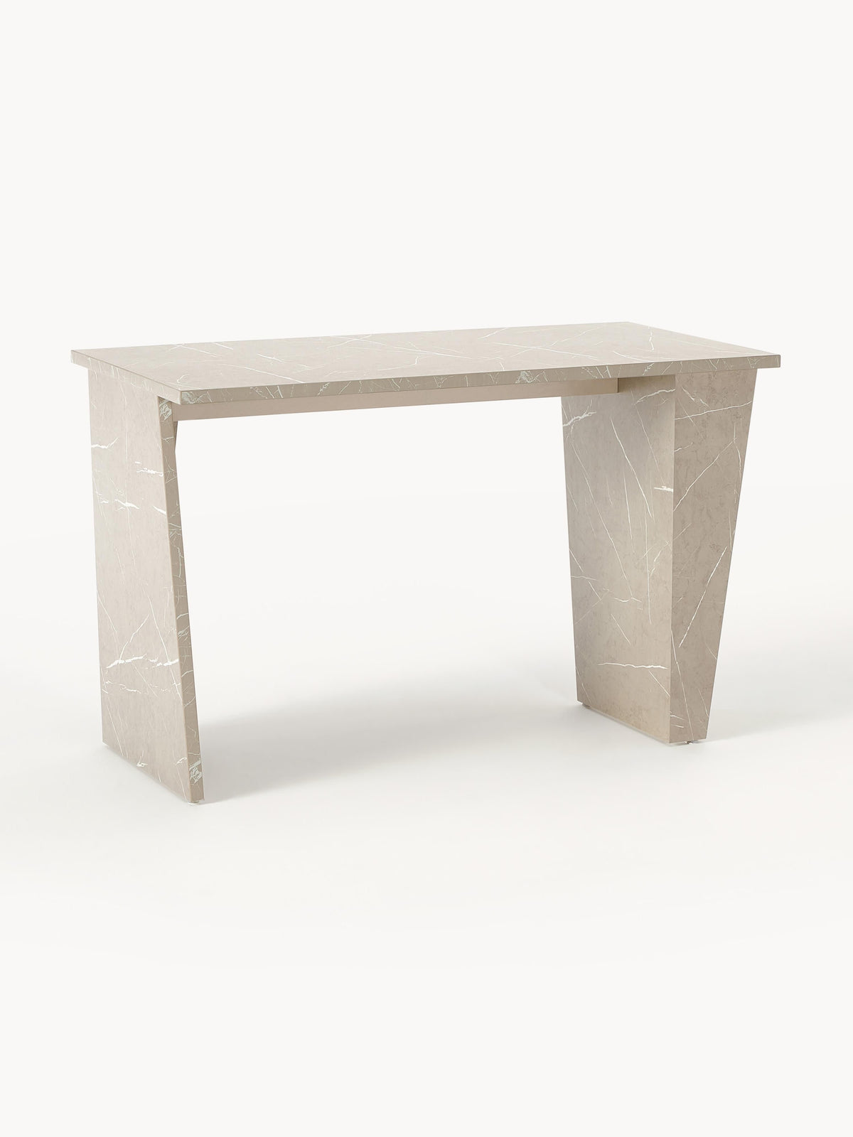 Liam Desk in Travertine Look
