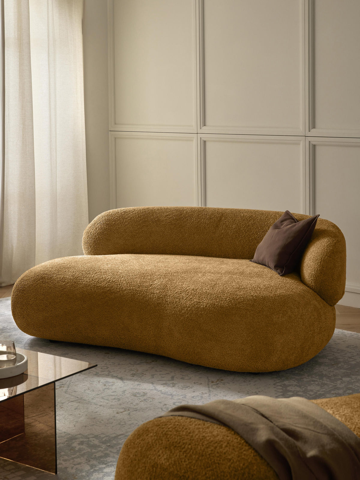 Alba Sofa (2-Seater) in Teddy Bouclé