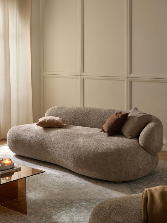 Alba Sofa (3-Seater) in Teddy Bouclé