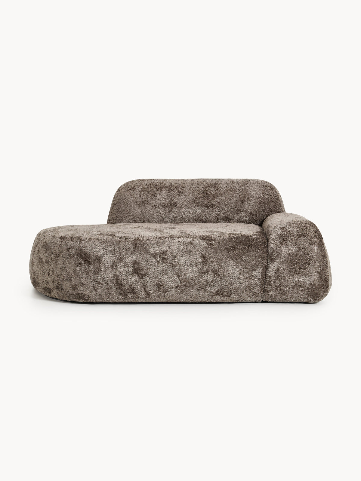 Wolke Teddy Bouclé Sofa (2-Seater) with Chaise Longue