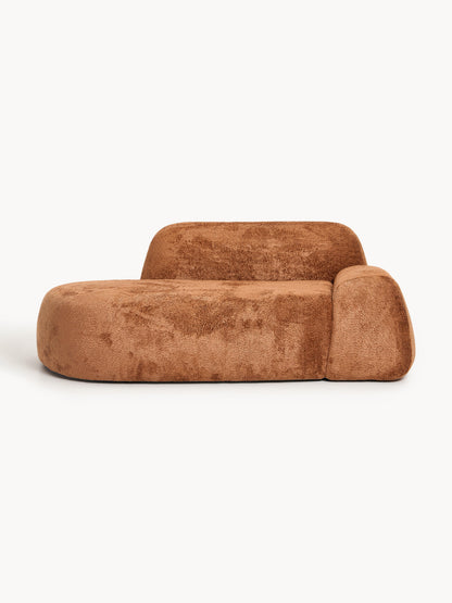 Wolke Teddy Bouclé Sofa (2-Seater) with Chaise Longue