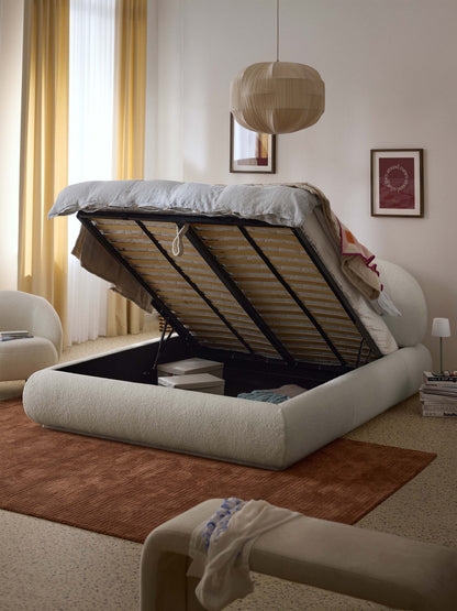 Alba Teddy Upholstered Bed with Storage