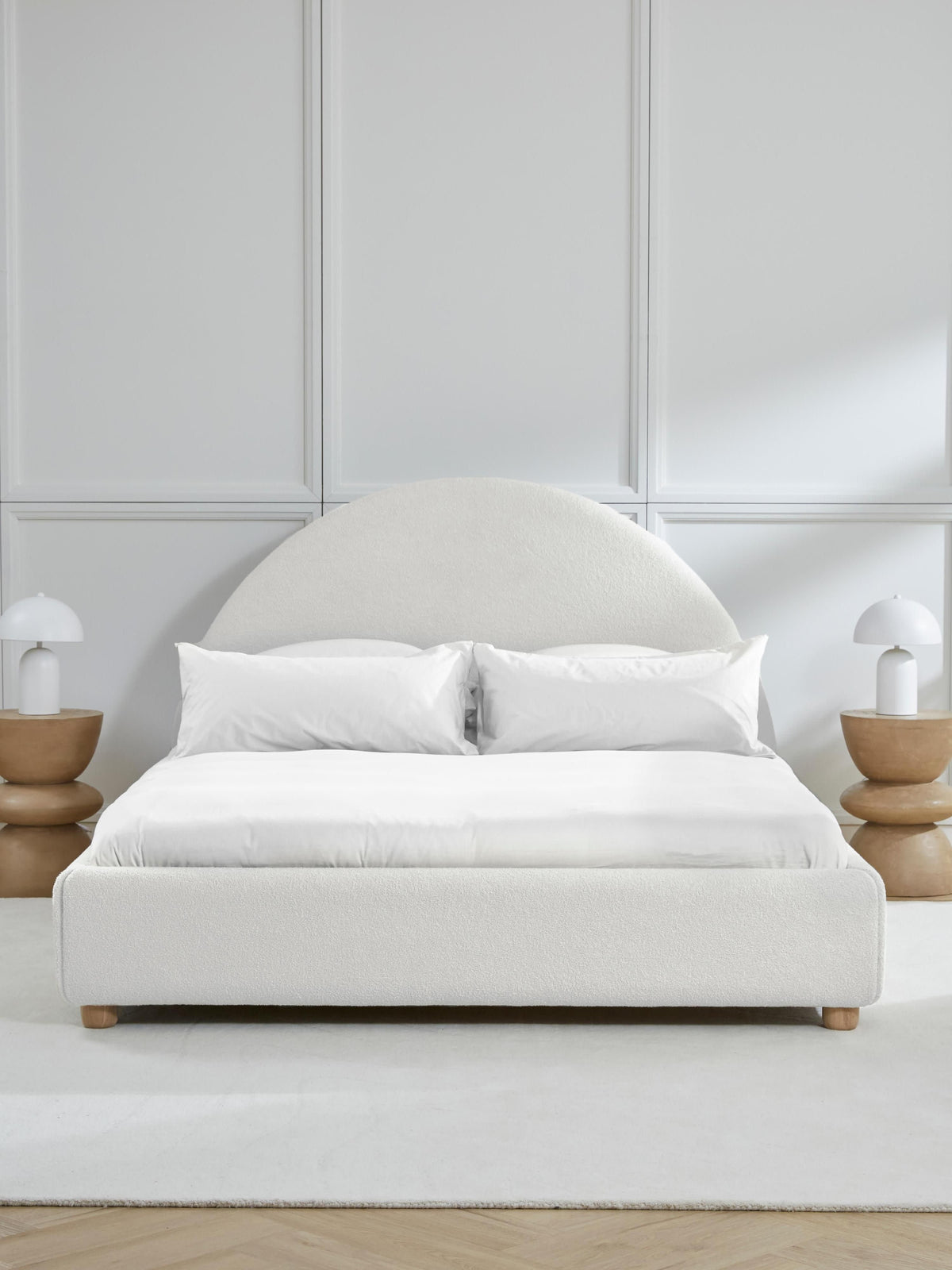 Ebba Teddy Upholstered Bed with Storage