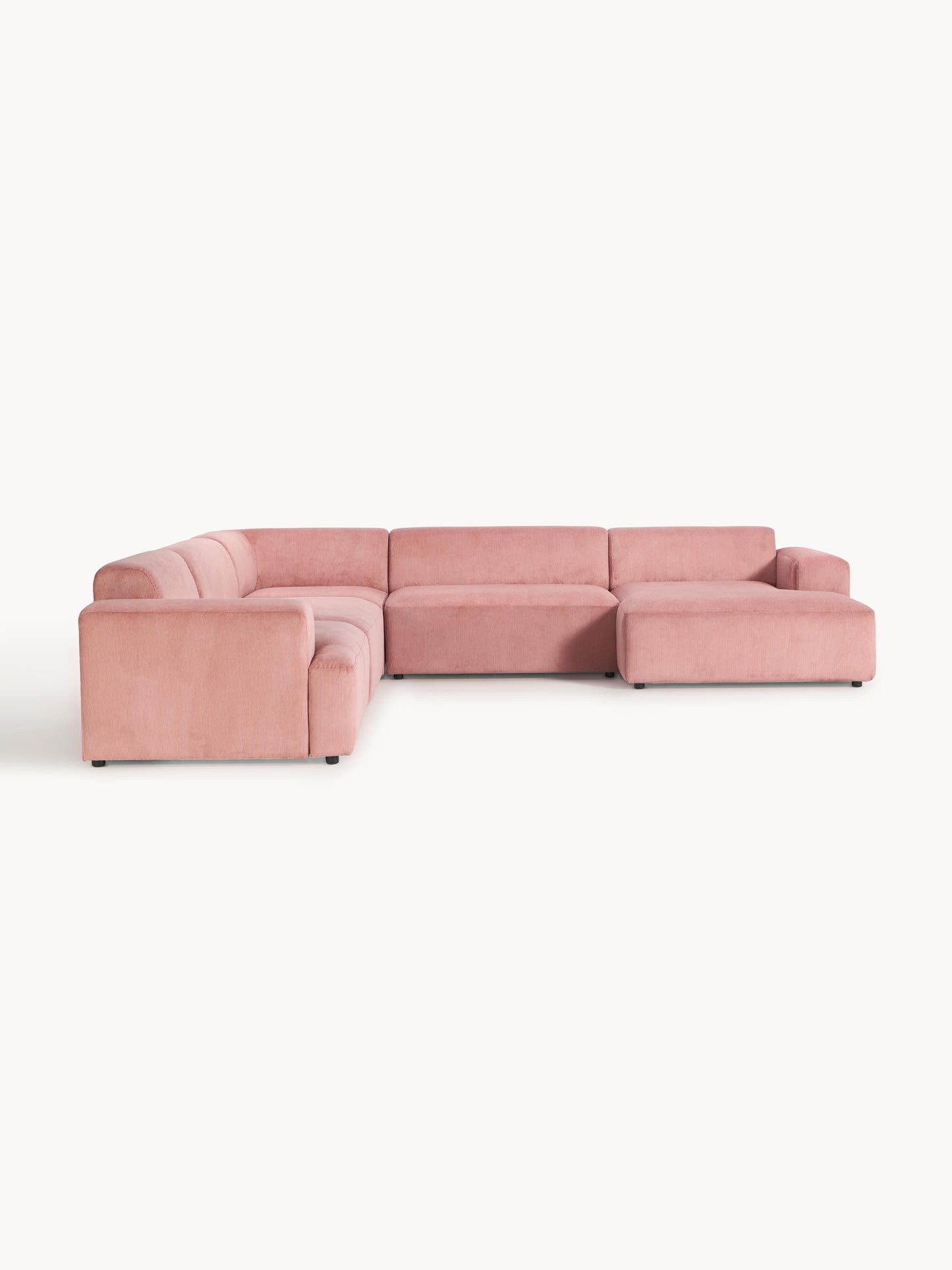 Melva XL Corduroy Corner Sofa